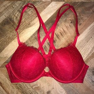 Victoria secret red bombshell bra